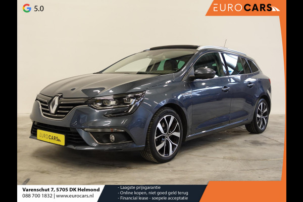 Renault MEGANE Estate 1.3 TCe Bose Panorama dak Trekhaak Navigatie Parkeersensoren Camera Cruise Control Bose Audio Lichtmetalen velgen Ledverlichting Climate Control