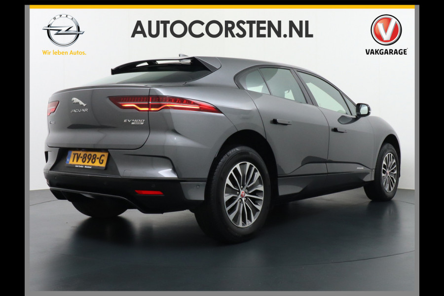 Jaguar I-PACE EV400 90kWh 400Pk LEER Panodak Camera Android Auto Apple Carplay Navi Ecc Stoelverwarming Cruise control Keyless Led Pdc Regen-L Bluetooth Verkeersbord detectie Uitparkeer waarschuwing