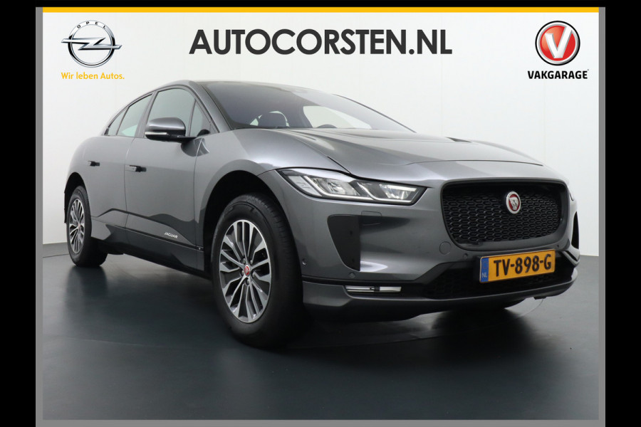 Jaguar I-PACE EV400 90kWh 400Pk LEER Panodak Camera Android Auto Apple Carplay Navi Ecc Stoelverwarming Cruise control Keyless Led Pdc Regen-L Bluetooth Verkeersbord detectie Uitparkeer waarschuwing