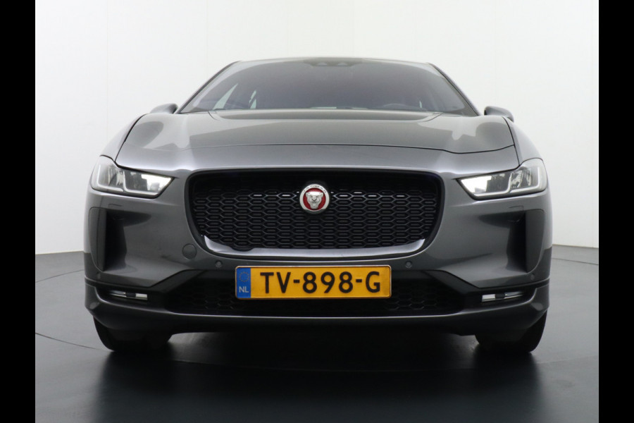 Jaguar I-PACE EV400 90kWh 400Pk LEER Panodak Camera Android Auto Apple Carplay Navi Ecc Stoelverwarming Cruise control Keyless Led Pdc Regen-L Bluetooth Verkeersbord detectie Uitparkeer waarschuwing