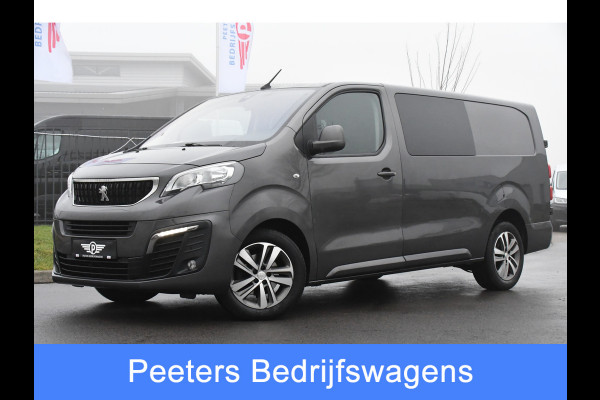 Peugeot Expert 2.0 BlueHDI 180 Long Asphalt DC Cruise, Carplay, 177PK, Automaat, Sensoren, Stoelverwarming, Trekhaak, UNIEK!