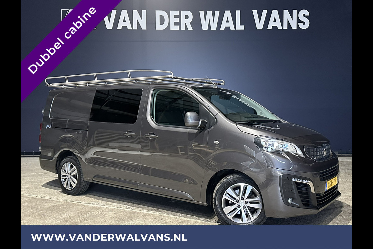 Peugeot Expert 2.0 BlueHDI 123pk L3H1 Dubbele Cabine Euro6 Airco | 6-Zits | 2500kg Trekhaak | Navigatie | 2x zijdeur Apple Carplay, Android Auto, Cruisecontrol, Parkeersensoren, Lichtmetalen velgen, Imperiaal