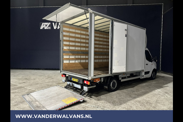 Renault Master 2.3 dCi 145 pk 2500kg Trekhaak Bakwagen 232cm Hoog Laadklep Zijdeur Euro6 Airco | LAT OM LAT Cruisecontrol, Bijrijdersbank, LED, 860kg laadvermogen