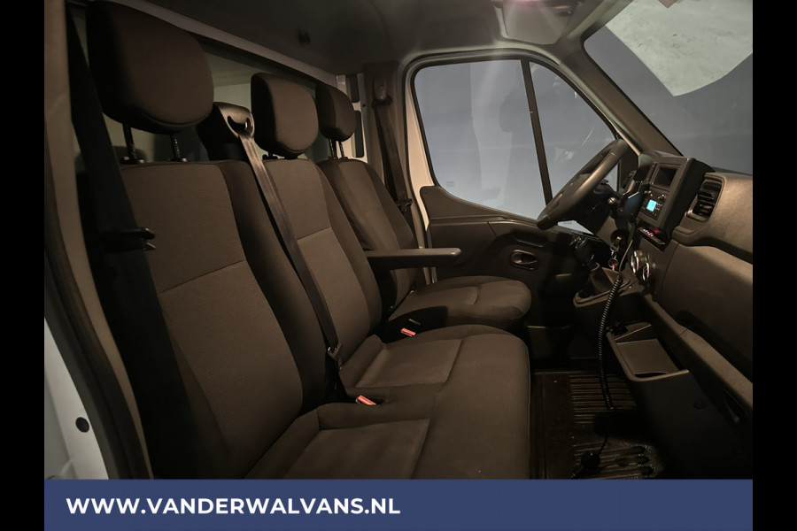 Renault Master 2.3 dCi 145 pk 2500kg Trekhaak Bakwagen 232cm Hoog Laadklep Zijdeur Euro6 Airco | LAT OM LAT Cruisecontrol, Bijrijdersbank, LED, 860kg laadvermogen