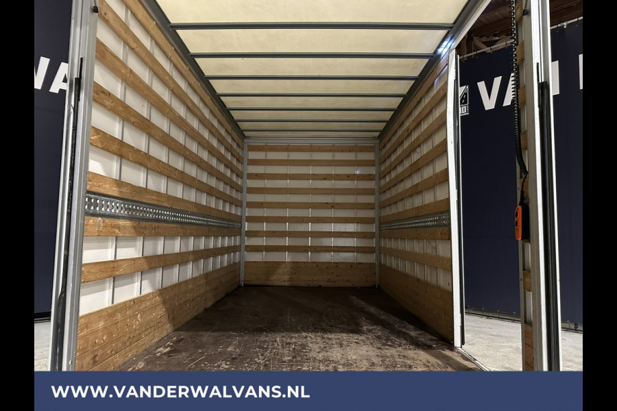 Renault Master 2.3 dCi 145 pk 2500kg Trekhaak Bakwagen 232cm Hoog Laadklep Zijdeur Euro6 Airco | LAT OM LAT Cruisecontrol, Bijrijdersbank, LED, 860kg laadvermogen