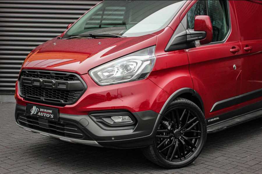 Ford Transit Custom 2.0 TDCI L2H1 TRAIL 170PK 6-BAK / NAVIGATIE / TREKHAAK / LEDEREN BEKLEDING / SPOILER / CAMERA / PDC / BPM VRIJ