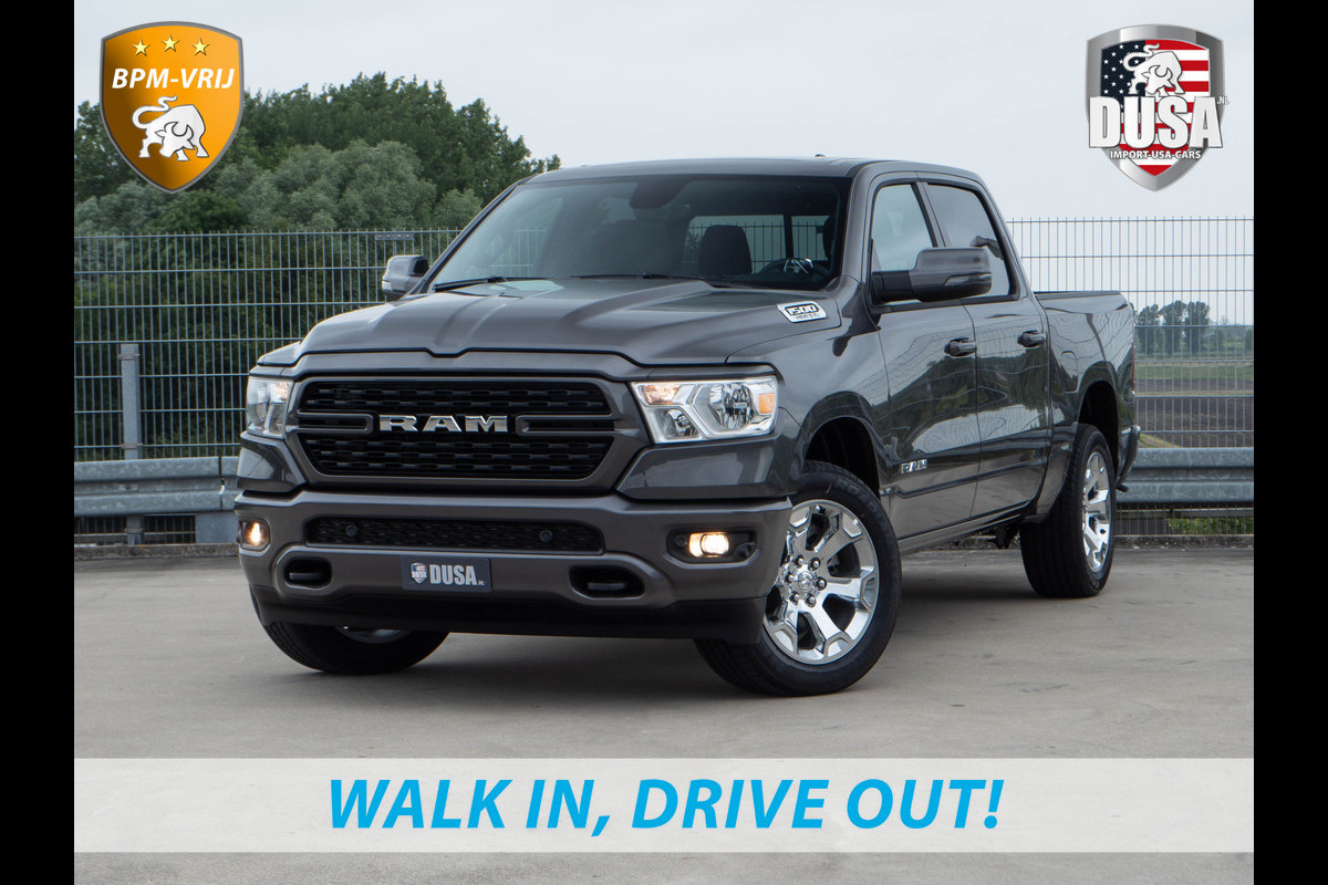 Dodge Ram | 1500 | Bighorn Sport | 5.7 V8 HEMI | 4x4 Crew Cab Nieuw binnen! | Sport | HEMI V8 | INCL BPM-VOORDEEL Getoonde accessoires zijn verkrijgbaar tegen meerprijs