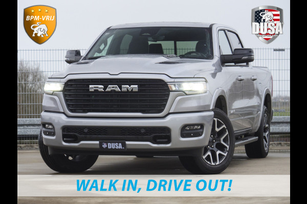 Dodge Ram | 1500 | Laramie | Sport | 3.0L I6 Hurricane | Crew Cab | 4X4 | BPM-VRIJ | Panorama | 12-inch Touchscreen | SPORT Getoonde accessoires zijn verkrijgbaar tegen meerprijs