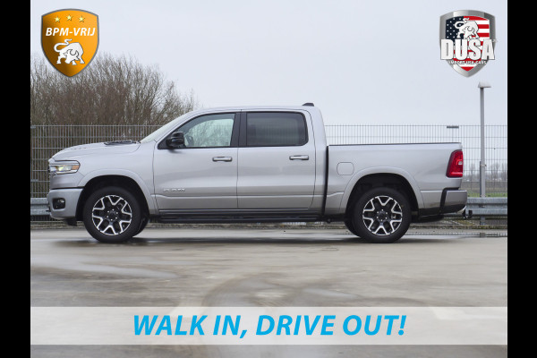 Dodge Ram | 1500 | Laramie | Sport | 3.0L I6 Hurricane | Crew Cab | 4X4 | BPM-VRIJ | Panorama | 12-inch Touchscreen | SPORT Getoonde accessoires zijn verkrijgbaar tegen meerprijs