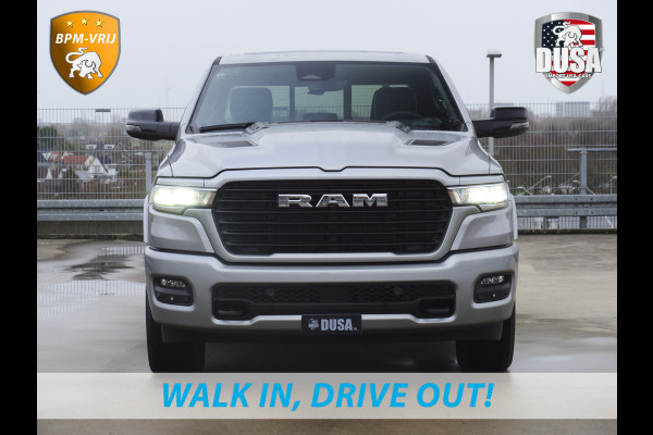 Dodge Ram | 1500 | Laramie | Sport | 3.0L I6 Hurricane | Crew Cab | 4X4 | BPM-VRIJ | Panorama | 12-inch Touchscreen | SPORT Getoonde accessoires zijn verkrijgbaar tegen meerprijs