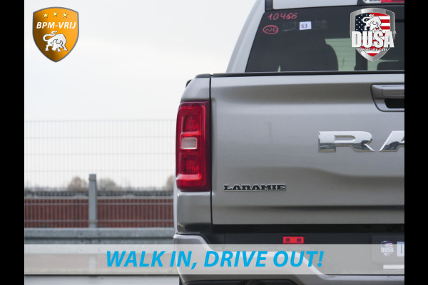 Dodge Ram | 1500 | Laramie | Sport | 3.0L I6 Hurricane | Crew Cab | 4X4 | BPM-VRIJ | Panorama | 12-inch Touchscreen | SPORT Getoonde accessoires zijn verkrijgbaar tegen meerprijs