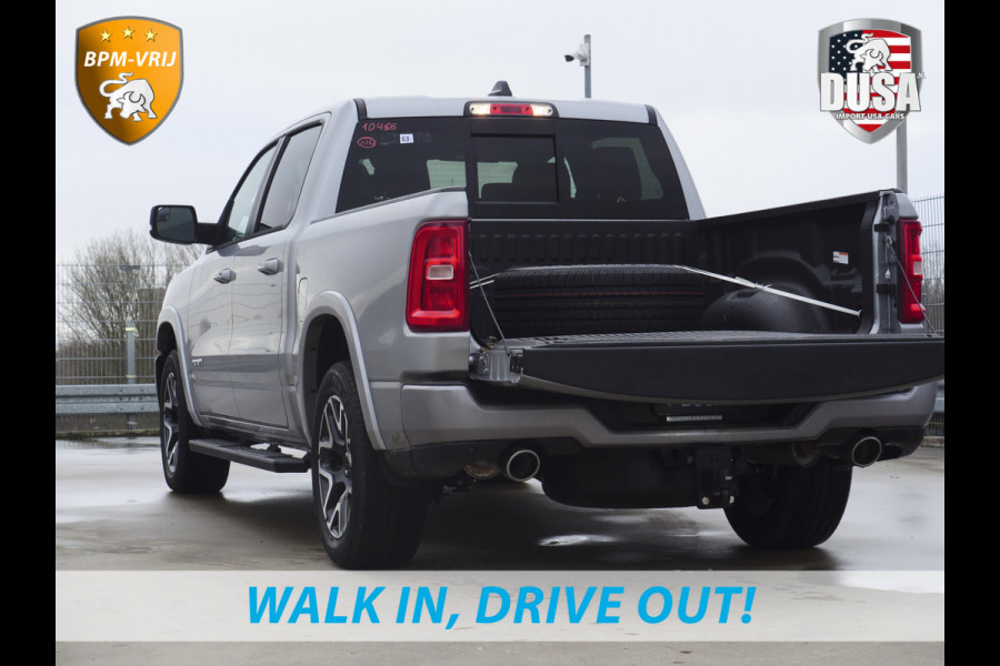 Dodge Ram | 1500 | Laramie | Sport | 3.0L I6 Hurricane | Crew Cab | 4X4 | BPM-VRIJ | Panorama | 12-inch Touchscreen | SPORT Getoonde accessoires zijn verkrijgbaar tegen meerprijs