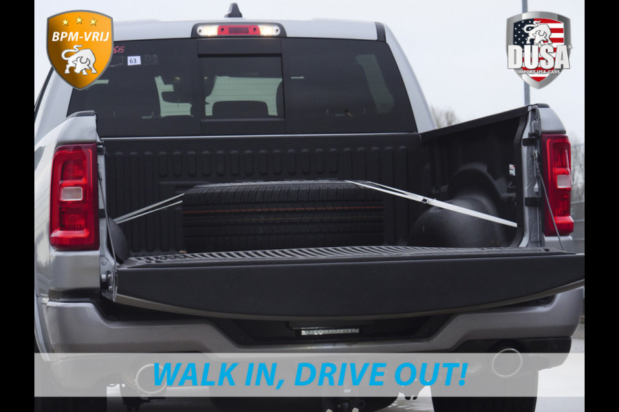 Dodge Ram | 1500 | Laramie | Sport | 3.0L I6 Hurricane | Crew Cab | 4X4 | BPM-VRIJ | Panorama | 12-inch Touchscreen | SPORT Getoonde accessoires zijn verkrijgbaar tegen meerprijs
