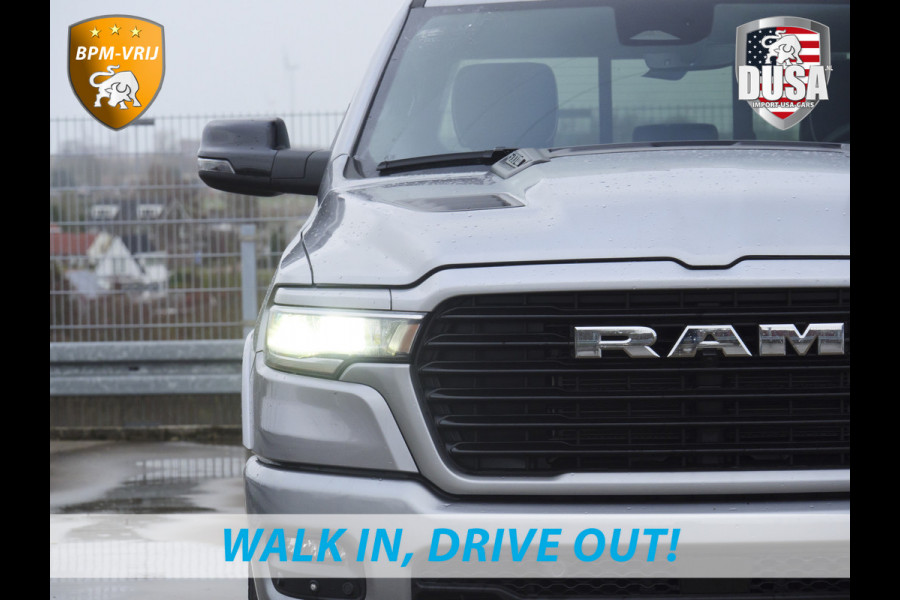 Dodge Ram | 1500 | Laramie | Sport | 3.0L I6 Hurricane | Crew Cab | 4X4 | BPM-VRIJ | Panorama | 12-inch Touchscreen | SPORT Getoonde accessoires zijn verkrijgbaar tegen meerprijs