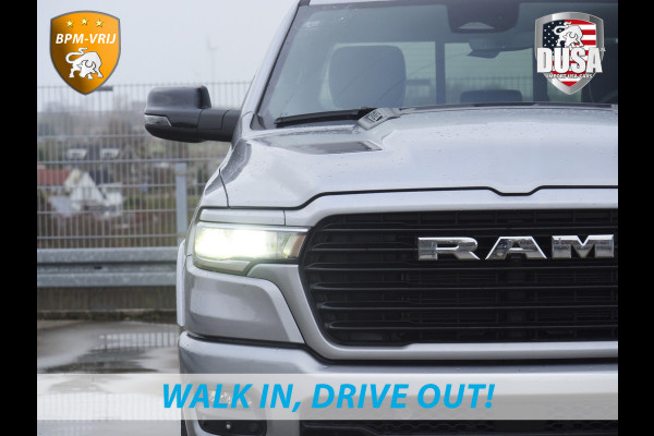 Dodge Ram | 1500 | Laramie | Sport | 3.0L I6 Hurricane | Crew Cab | 4X4 | BPM-VRIJ | Panorama | 12-inch Touchscreen | SPORT Getoonde accessoires zijn verkrijgbaar tegen meerprijs