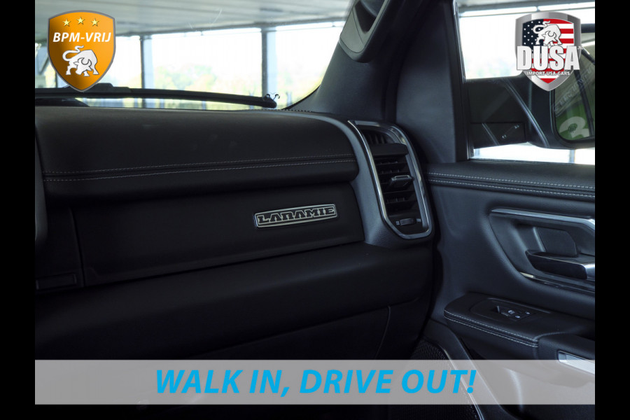 Dodge Ram | 1500 | Laramie | Sport | 3.0L I6 Hurricane | Crew Cab | 4X4 | BPM-VRIJ | Panorama | 12-inch Touchscreen | SPORT Getoonde accessoires zijn verkrijgbaar tegen meerprijs