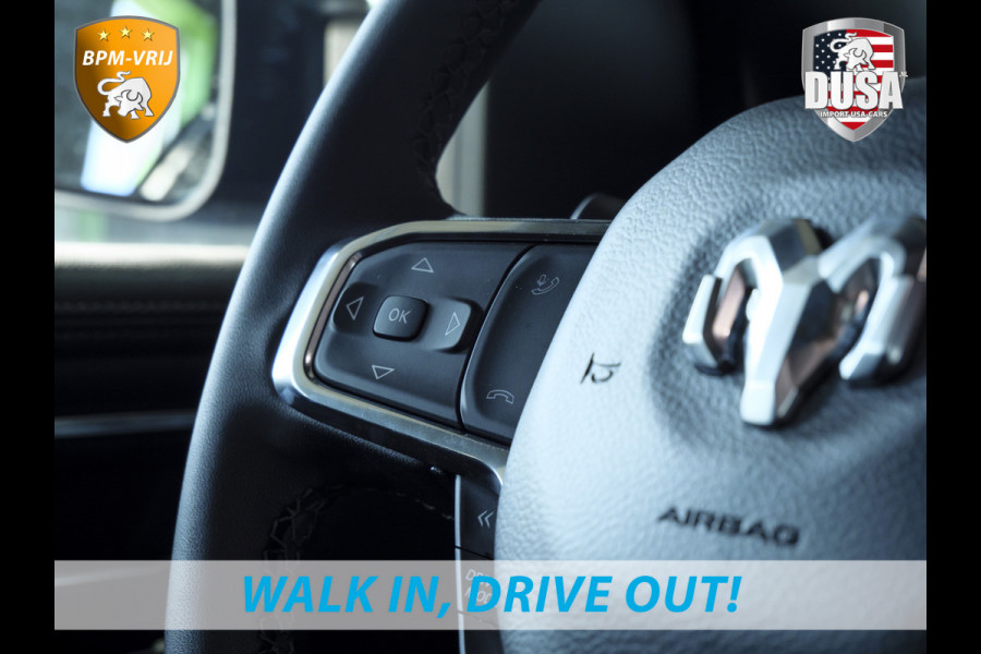 Dodge Ram | 1500 | Laramie | Sport | 3.0L I6 Hurricane | Crew Cab | 4X4 | BPM-VRIJ | Panorama | 12-inch Touchscreen | SPORT Getoonde accessoires zijn verkrijgbaar tegen meerprijs