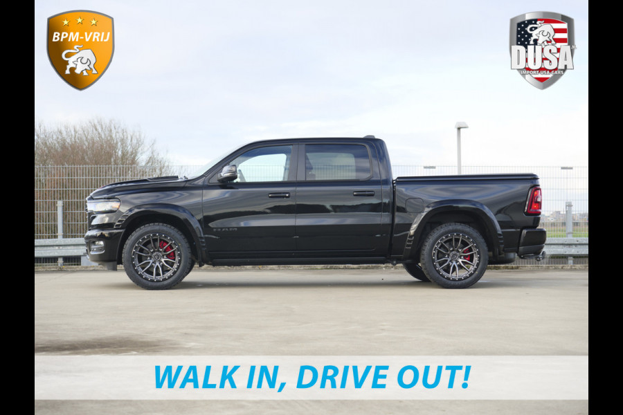 Dodge Ram | 1500 | Laramie | Premium Night | 3.0L I6 Hurricane | 4X4 | BPM-VRIJ INCL BPM-VOORDEEL | Niveau regeling | LPG | Passenger Display | Getoonde accessoires zijn verkrijgbaar tegen meerprijs
