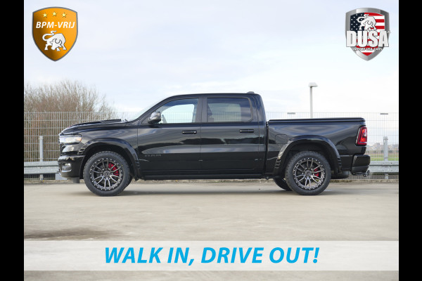 Dodge Ram | 1500 | Laramie | Premium Night | 3.0L I6 Hurricane | 4X4 | BPM-VRIJ INCL BPM-VOORDEEL | Niveau regeling | LPG | Passenger Display | Getoonde accessoires zijn verkrijgbaar tegen meerprijs