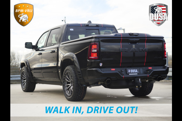 Dodge Ram | 1500 | Laramie | Premium Night | 3.0L I6 Hurricane | 4X4 | BPM-VRIJ INCL BPM-VOORDEEL | Niveau regeling | LPG | Passenger Display | Getoonde accessoires zijn verkrijgbaar tegen meerprijs