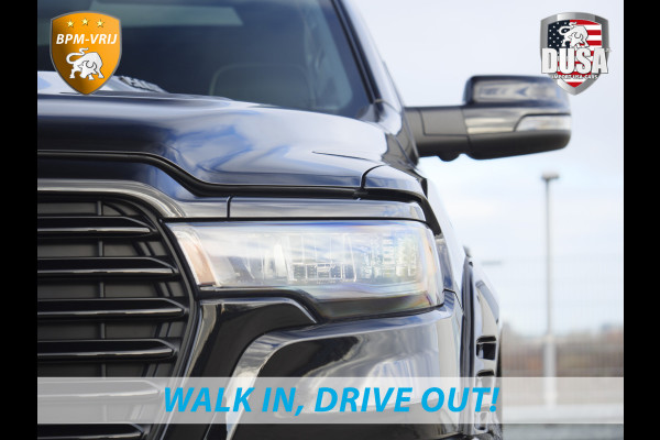 Dodge Ram | 1500 | Laramie | Premium Night | 3.0L I6 Hurricane | 4X4 | BPM-VRIJ INCL BPM-VOORDEEL | Niveau regeling | LPG | Passenger Display | Getoonde accessoires zijn verkrijgbaar tegen meerprijs