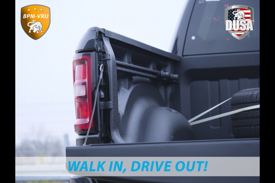 Dodge Ram | 1500 | Laramie | Premium Night | 3.0L I6 Hurricane | 4X4 | BPM-VRIJ INCL BPM-VOORDEEL | Niveau regeling | LPG | Passenger Display | Getoonde accessoires zijn verkrijgbaar tegen meerprijs