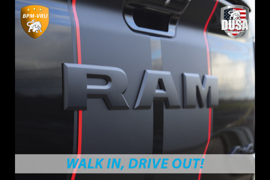 Dodge Ram | 1500 | Laramie | Premium Night | 3.0L I6 Hurricane | 4X4 | BPM-VRIJ INCL BPM-VOORDEEL | Niveau regeling | LPG | Passenger Display | Getoonde accessoires zijn verkrijgbaar tegen meerprijs
