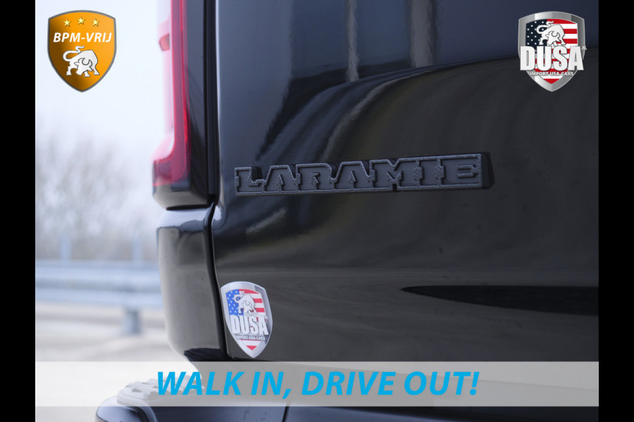 Dodge Ram | 1500 | Laramie | Premium Night | 3.0L I6 Hurricane | 4X4 | BPM-VRIJ INCL BPM-VOORDEEL | Niveau regeling | LPG | Passenger Display | Getoonde accessoires zijn verkrijgbaar tegen meerprijs