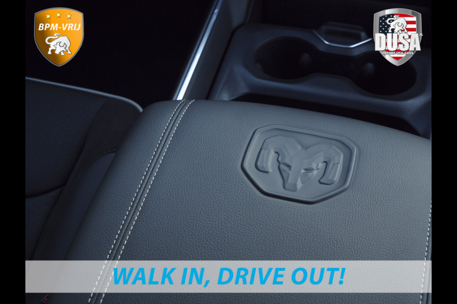 Dodge Ram | 1500 | Laramie | Premium Night | 3.0L I6 Hurricane | 4X4 | BPM-VRIJ INCL BPM-VOORDEEL | Niveau regeling | LPG | Passenger Display | Getoonde accessoires zijn verkrijgbaar tegen meerprijs