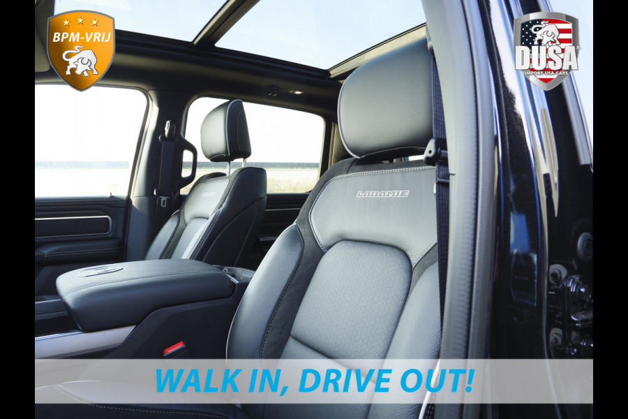 Dodge Ram | 1500 | Laramie | Premium Night | 3.0L I6 Hurricane | 4X4 | BPM-VRIJ INCL BPM-VOORDEEL | Niveau regeling | LPG | Passenger Display | Getoonde accessoires zijn verkrijgbaar tegen meerprijs