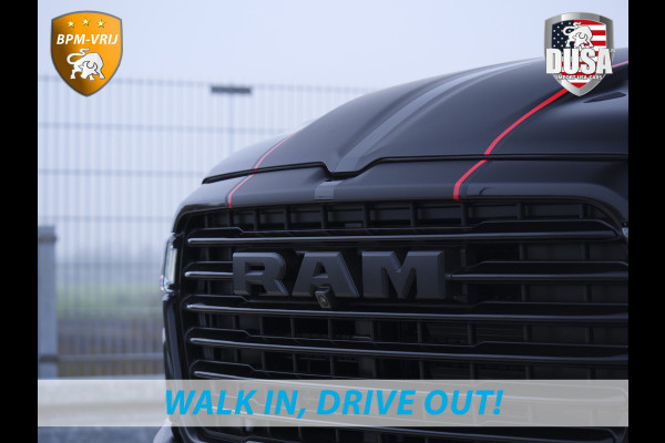 Dodge Ram 1500 | Laramie | Premium Night | 3.0L I6 Hurricane | Crew Cab | 4X4 | INCL BPM-VOORDEEL | Niveau regeling | LPG | Passenger Display | Getoonde accessoires zijn verkrijgbaar tegen meerprijs
