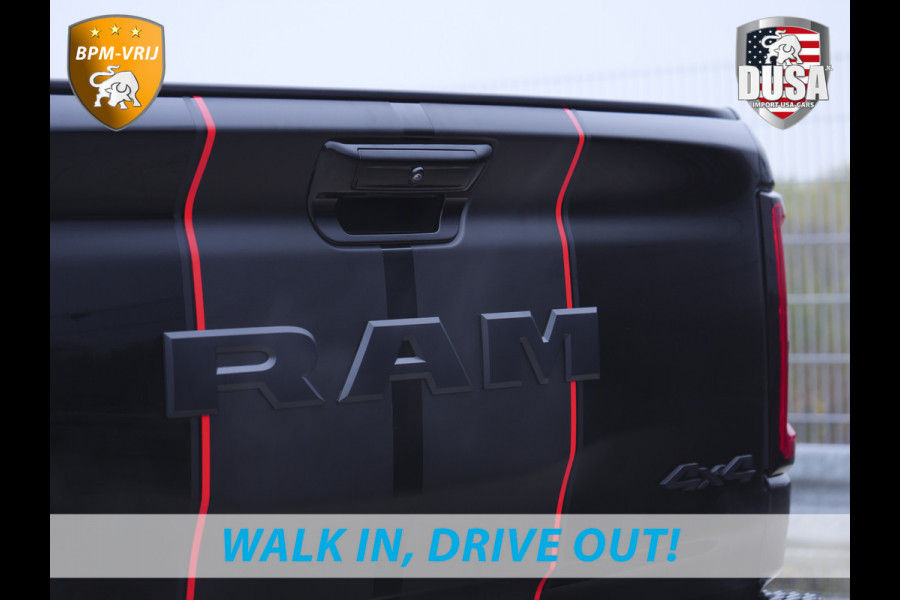 Dodge Ram 1500 | Laramie | Premium Night | 3.0L I6 Hurricane | Crew Cab | 4X4 | INCL BPM-VOORDEEL | Niveau regeling | LPG | Passenger Display | Getoonde accessoires zijn verkrijgbaar tegen meerprijs