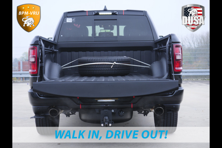 Dodge Ram 1500 | Laramie | Premium Night | 3.0L I6 Hurricane | Crew Cab | 4X4 | INCL BPM-VOORDEEL | Niveau regeling | LPG | Passenger Display | Getoonde accessoires zijn verkrijgbaar tegen meerprijs