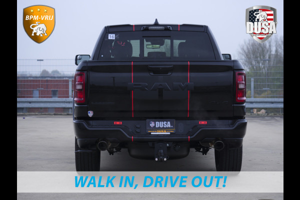 Dodge Ram 1500 | Laramie | Premium Night | 3.0L I6 Hurricane | Crew Cab | 4X4 | INCL BPM-VOORDEEL | Niveau regeling | LPG | Passenger Display | Getoonde accessoires zijn verkrijgbaar tegen meerprijs