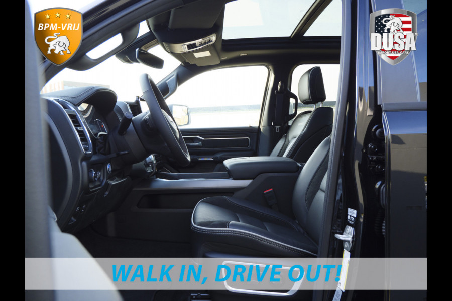Dodge Ram 1500 | Laramie | Premium Night | 3.0L I6 Hurricane | Crew Cab | 4X4 | INCL BPM-VOORDEEL | Niveau regeling | LPG | Passenger Display | Getoonde accessoires zijn verkrijgbaar tegen meerprijs