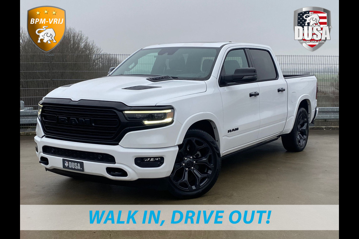 Dodge Ram 1500 | Limited | Final V8 Edition | 4X4 Night Edition | Panoramadak  | Luchtvering | INCL BPM-VOORDEEL Getoonde accessoires zijn verkrijgbaar tegen meerprijs