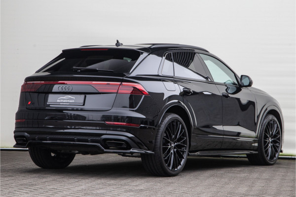 Audi Q8 60 TFSI e quattro Competition Pano, 4-wielsturing, RS stoelen, Aero-Pack, Carbon, 23"