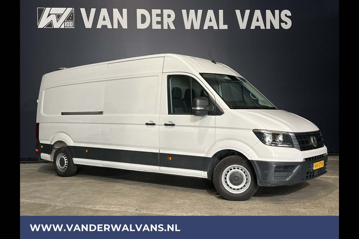 Volkswagen Crafter 35 2.0 TDI 177pk **BPM VRIJ voor de Ondernemer** L4H3 L3H2 Euro6 Airco | 3500kg Trekhaak | Apple Carplay | stoelverwarming Android auto, bijrijdersbank