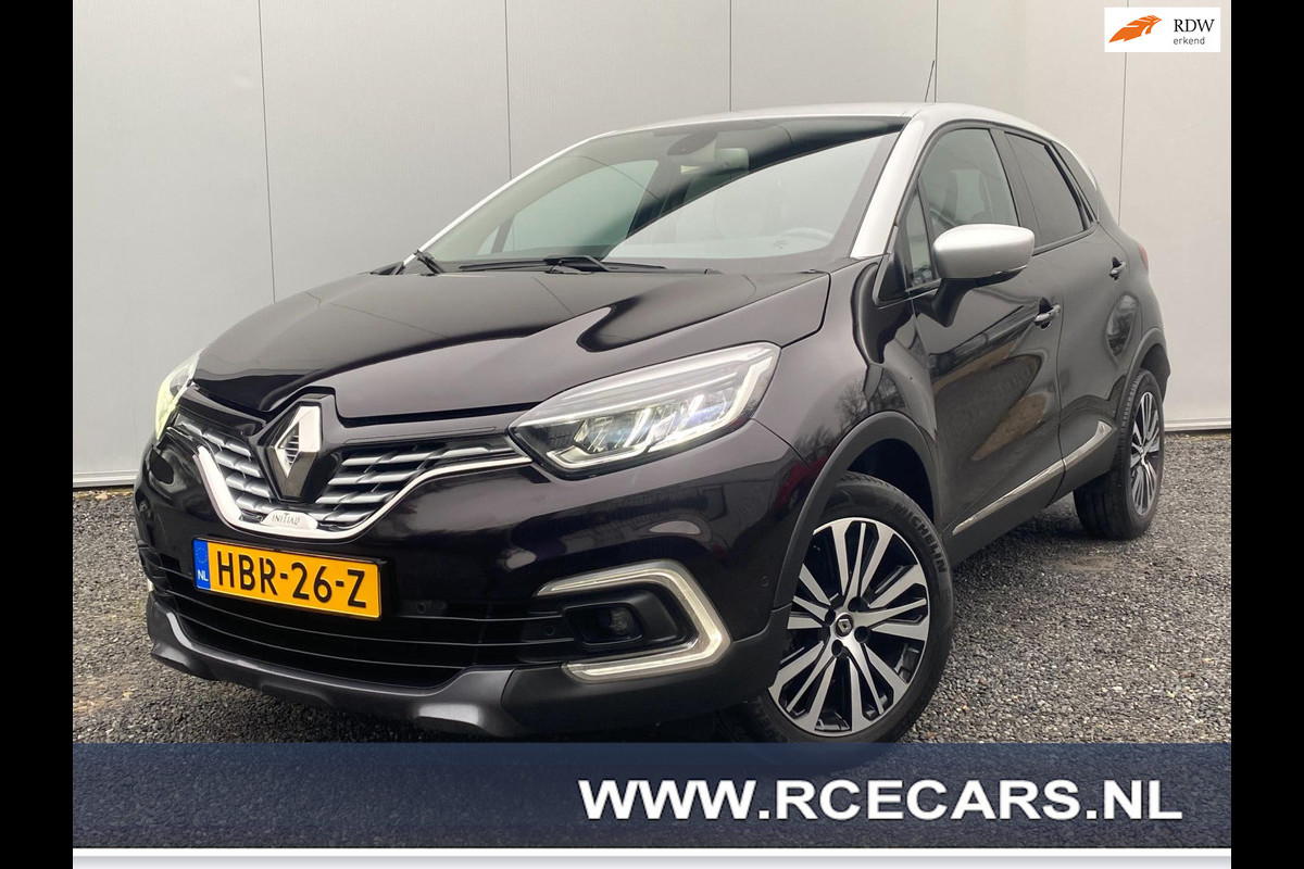 Renault Captur 1.2 TCe Initiale Paris | Automaat|2 kleuren Leder|Stoelverw|Cruise|Navigatie|Camera|PDC