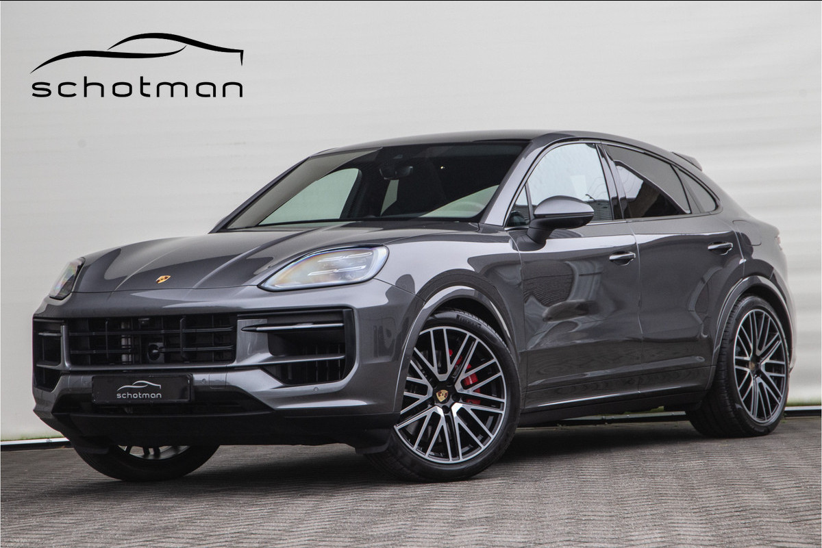 Porsche Cayenne Coupé 3.0 S E-Hybrid 520pk Pano, Bose, Sport-Design, 18-voudige sportstoelen, Luchtvering