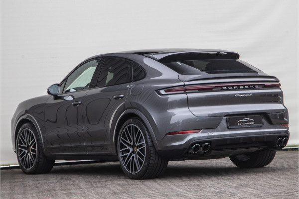 Porsche Cayenne Coupé 3.0 S E-Hybrid 520pk Pano, Bose, Sport-Design, 18-voudige sportstoelen, Luchtvering