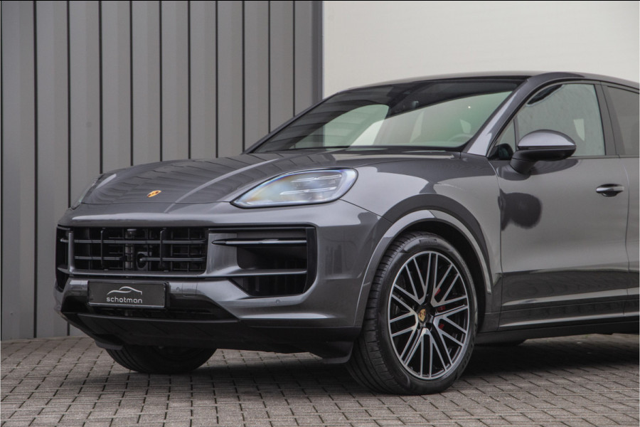 Porsche Cayenne Coupé 3.0 S E-Hybrid 520pk Pano, Bose, Sport-Design, 18-voudige sportstoelen, Luchtvering