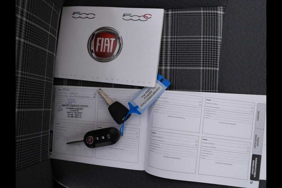 Fiat 500C CABRIO 0.9 TwinAir Turbo Lounge 35048 KM !!! 16"LM VELGEN NL AUTO