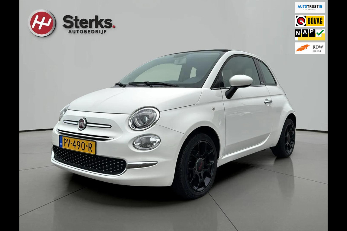 Fiat 500C CABRIO 0.9 TwinAir Turbo Lounge 35048 KM !!! NAVI 16"LM VELGEN NL AUTO