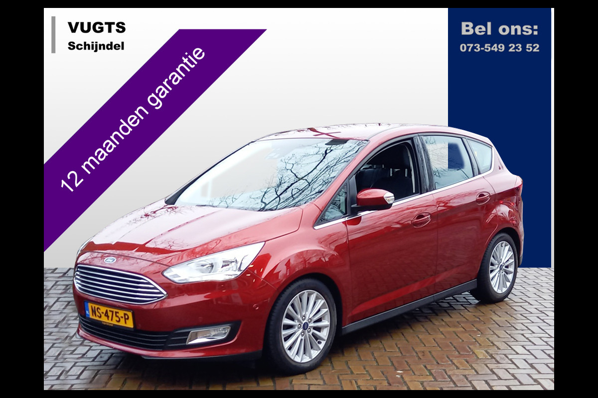 Ford C-MAX 1.5 EcoBoost 150-pk Titanium Automaat 1500 kg geremd aanhangwagen gewicht