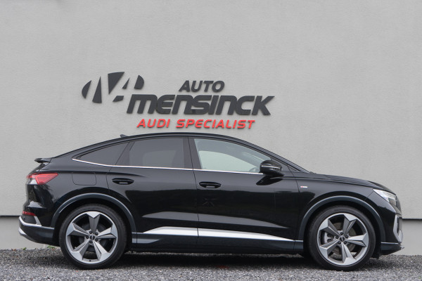 Audi Q4 Sportback e-tron 40 / 2x S-line/ Sonos/ Head-Up/Ruit-leder/ Adaptive Cruise Control/ Panoramadak/ 150kW (204PK)