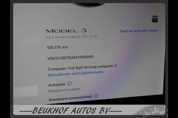 Tesla Model 3 Standard RWD Plus 60 kWh 19inch Leer Pano Cam