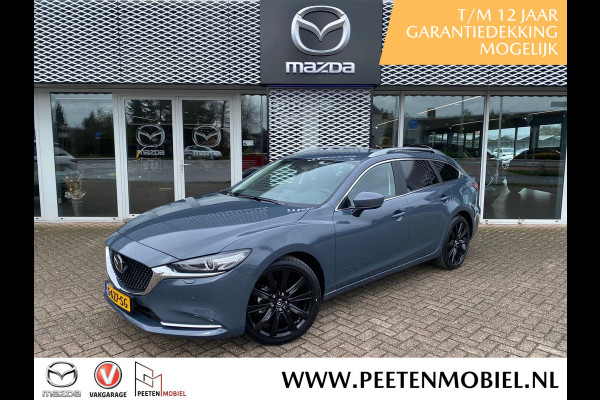 Mazda 6 Sportbreak 2.0 SkyActiv-G 165 Business Sportive Automaat | 6 JAAR GARANTIE | Adaptive Cruise | Leder |