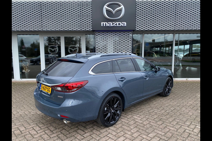 Mazda 6 Sportbreak 2.0 SkyActiv-G 165 Business Sportive Automaat | 6 JAAR GARANTIE | Adaptive Cruise | Leder |