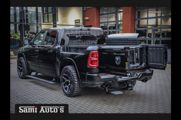 Dodge Ram 1500 LIMITED NIGHT H.O 540PK 706 Nm 2025 | XB9 | MASSAGE | BOM VOL | CREW CAB | DUBBELE CABINE | GRIJSKENTEKEN | 5 PERSOONS | DE MEEST LUXUEUZE en BEGEERDE Pick-up VOORRAAD NR 2348 - 5158